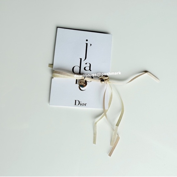 Dior J'adore Ribbon Bracelet with Dior logo charm - Picture 1 of 3